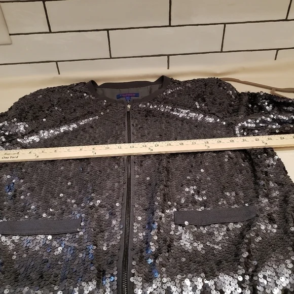 𝅺twiggy London 1X Gray sequence jacket - Picture 12 of 15